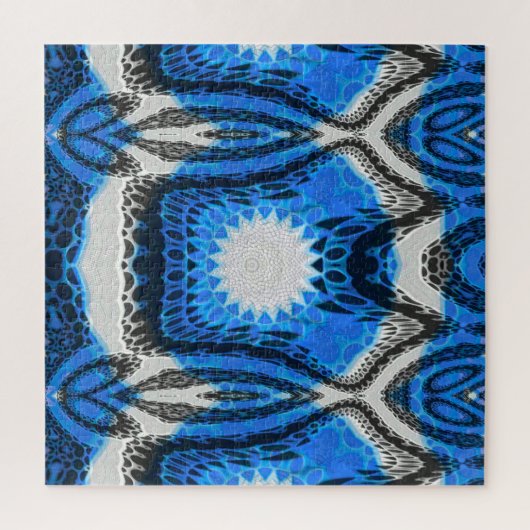 Atomblau Puzzle (Vertikal)