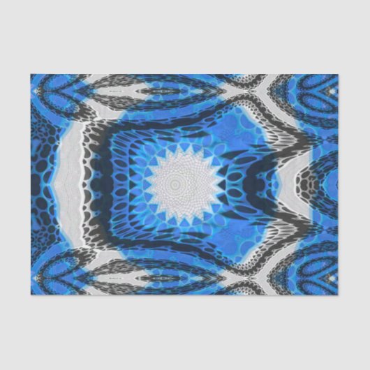 Atomblau Seidenpapier (Vorderseite)