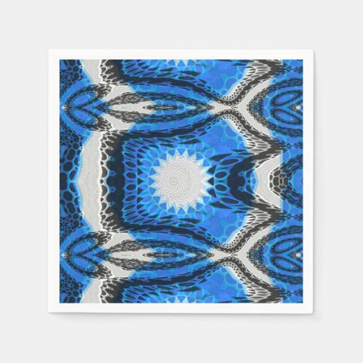 Atomblau Serviette (Vorderseite)