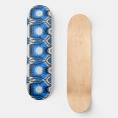 Atomblau Skateboard (Vorderseite)