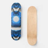 Atomblau Skateboard (Vorderseite)