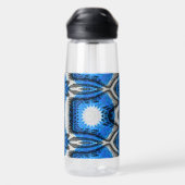 Atomblau Trinkflasche (Rückseite)