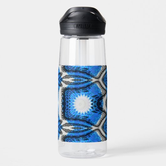 Atomblau Trinkflasche (Rückseite)