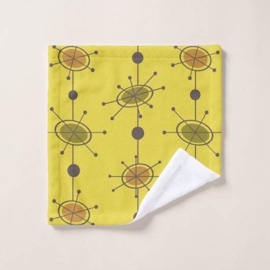 Atombomatatensatellite Badhandtuch Set (Waschlappen)