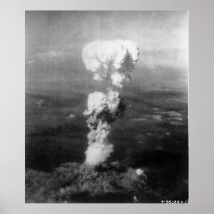 Atombombardierung von Hiroshima Poster