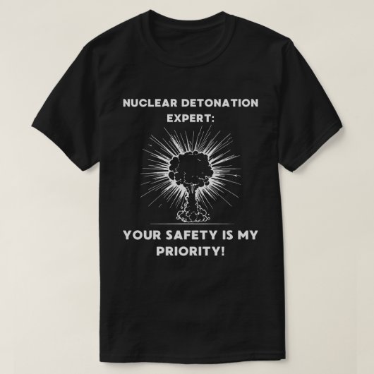 Atombombe-Detonationsexplosion Absurd T-Shirt (Design vorne)