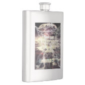 Atombombe-Edelstahlkolben Flachmann (Rechts)