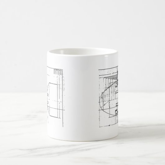 Atombombe Fat Man Kaffeetasse (Mittel)