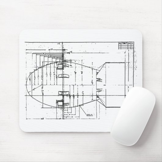 Atombombe Fat Man Mousepad (Mit Mouse)