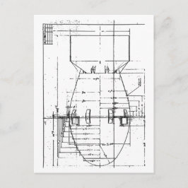 Atombombe Fat Man Postkarte