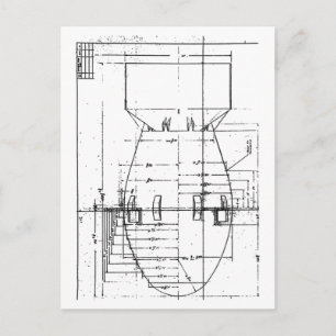 Atombombe Fat Man Postkarte