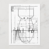 Atombombe Fat Man Postkarte (Vorderseite)