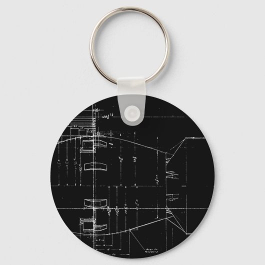 Atombombe Fat Man Schlüsselanhänger (Vorderseite)