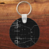 Atombombe Fat Man Schlüsselanhänger (Vorderseite)