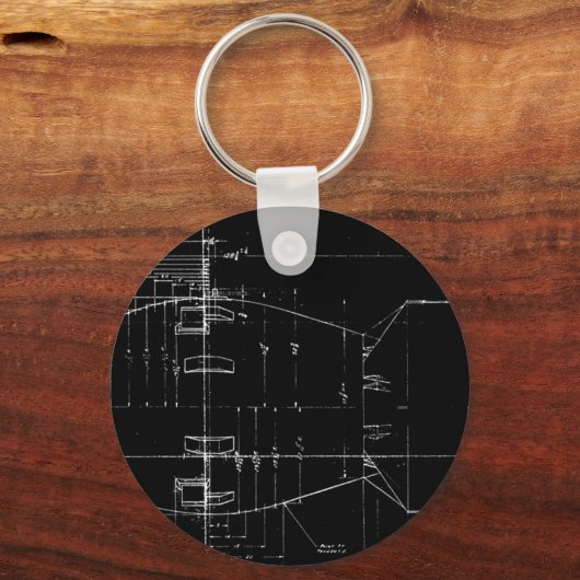 Atombombe Fat Man Schlüsselanhänger (Vorderseite)