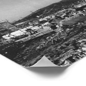 Atombombe-Foto des Zweiten Weltkrieges Hiroshima Poster (Ecke)