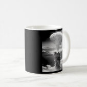 Atombombe Nukleare Wolke gegen Nukleare Tests Kaffeetasse (VorderseiteRechts)