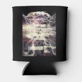 Atombombe schwarze Dose mit 2 Seiten kühler Dosenkühler (Vorderseite)