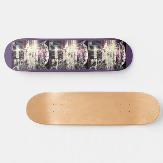 Atombombe-Skateboard, Version 2 Skateboard (Horizontal)