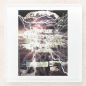 Atombombe-Untersetzer Glasuntersetzer (Vorderseite)