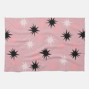 Atombomben-Pink-Starbursts-Küchentuch Geschirrtuch