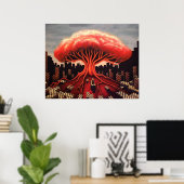 Atombombenbaum Poster (Heimbüro)