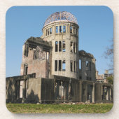Atombombendom, Hiroshima, Japan Getränkeuntersetzer (Vorderseite)