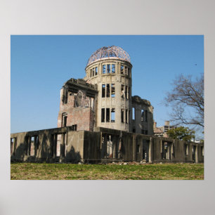 Atombombenkuppel, Hiroshima, Japan Poster