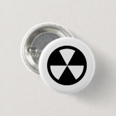 "Atombunker-" Piktogramm-Knopf Button (Vorne & Hinten)