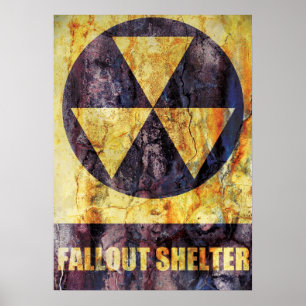 Atombunker-Plakat Poster