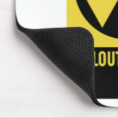 Atombunker-Zeichen Mousepad (Ecke)
