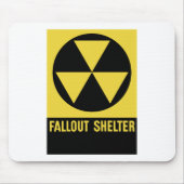 Atombunker-Zeichen Mousepad (Vorne)