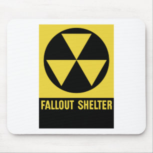Atombunker-Zeichen Mousepad