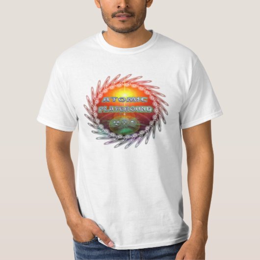 AtomcBlade Weiß T-Shirt (Vorderseite)