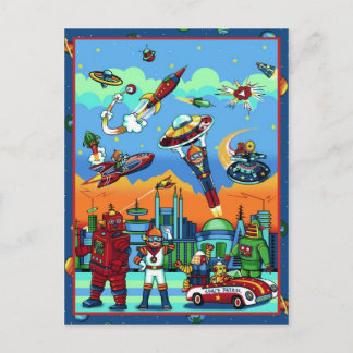 AtomCity Postcard Postkarte