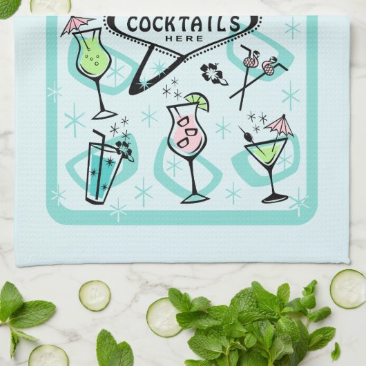 Atomcocktails Geschirrtuch (Gefaltet)