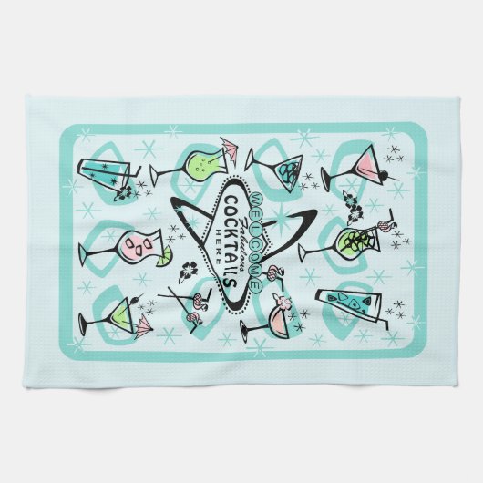 Atomcocktails Geschirrtuch (Horizontal)