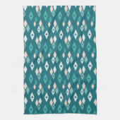 Atomdiamanten aus der Mitte des Jahrhunderts Aquam Geschirrtuch (Vertikal)