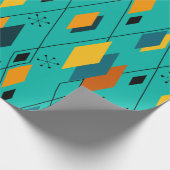 Atomdiamanten Geschenkpapier (Ecke)