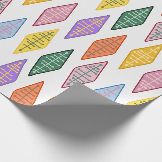 Atomdiamanten Geschenkpapier (Ecke)