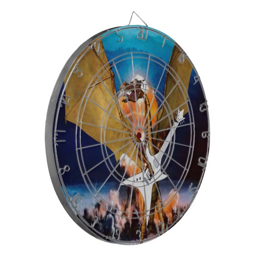 Atomdrache Dartscheibe (Vorderseite Links)