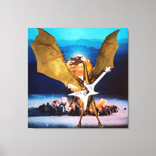 Atomdrache Leinwanddruck (Vorderseite)