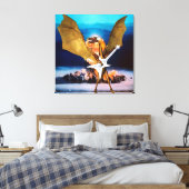 Atomdrache Leinwanddruck (Insitu (Schlafzimmer))