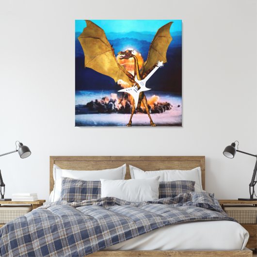 Atomdrache Leinwanddruck (Insitu (Schlafzimmer))