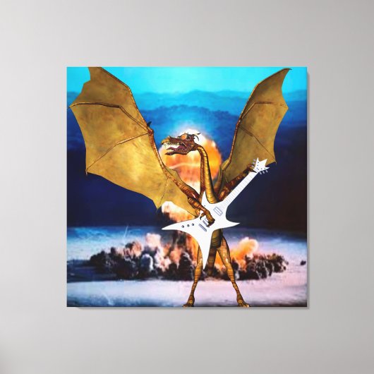 Atomdrache Leinwanddruck (Vorderseite)