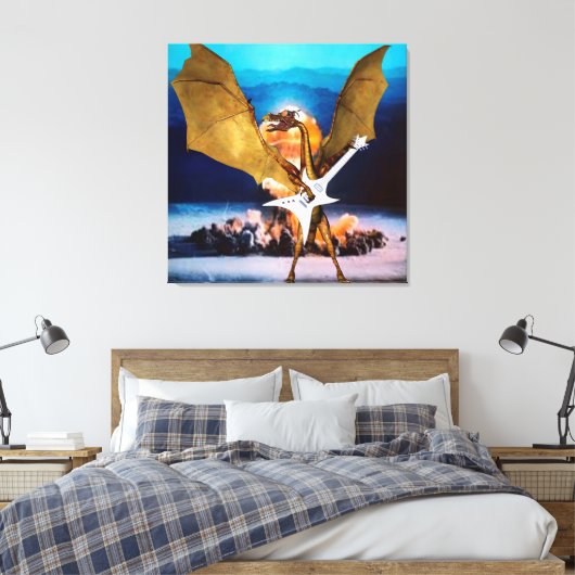 Atomdrache Leinwanddruck (Insitu (Schlafzimmer))