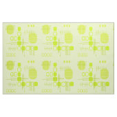 Atome Abstrakte Barkcloth-Chartreuse Stoff (Fat Quarter (45,7 x 55,9 cm))