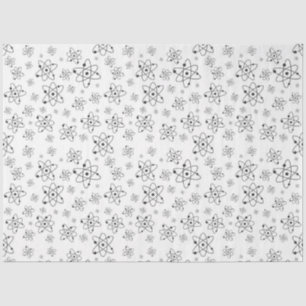 Atome aus beweglichem Papierpapier Seidenpapier