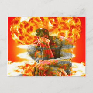 Atome Brainstorm Postkarte