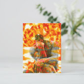 Atome Brainstorm Postkarte (Stehend Vorderseite)